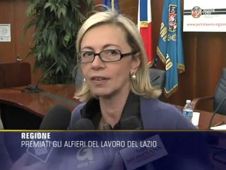 Lavoro, premiati gli "alfieri" del Lazio