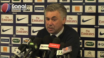 Conférence de presse de Carlo Ancelotti avant Reims-PSG