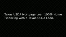 100% Financing for Texas USDA Loans