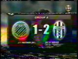 2005 (September 14) Club Brugge (Belgium) 1-Juventus (Italy) 2 (Champions League)