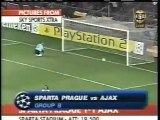 2005 (September 14) Sparta Prague (Czech Rep.) 1-Ajax Amsterdam (Holland) 1 (Champions League)