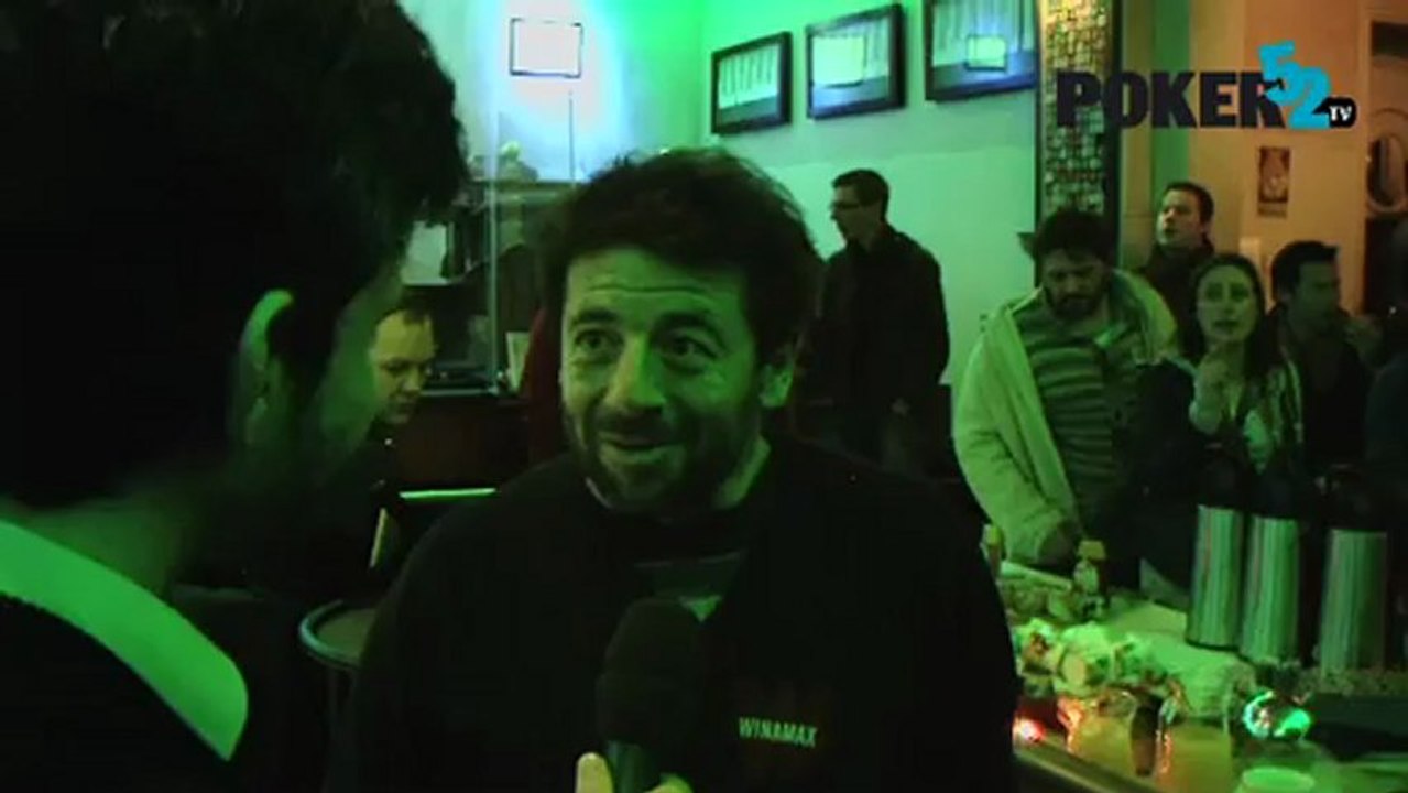Finale du Winamax Poker Tour : Patrick Bruel