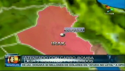 Atentado dejó 5 muertos y 45 heridos en Irak