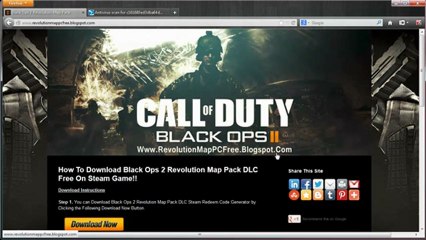 Install Black Ops 2 Revolution Map Steam Free on PC