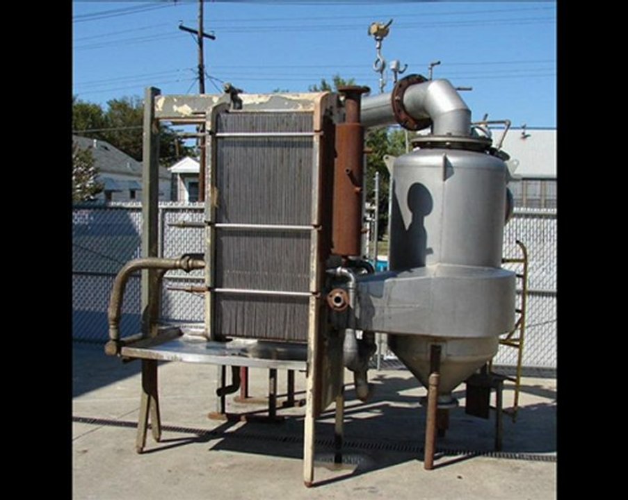 APV 1 effect Type P-E 2,050 lb/hr Finisher Evaporator.