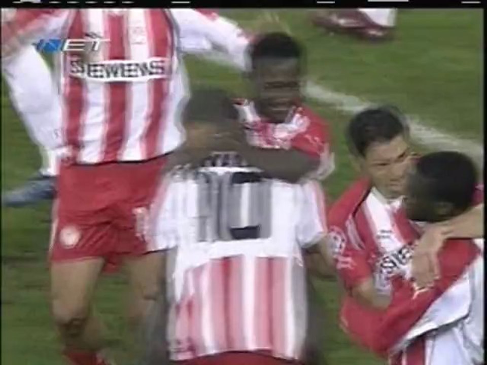 2005 (December 6) Olympiakos (Greece) 2-Real Madrid (Spain) 1 (Champions League)