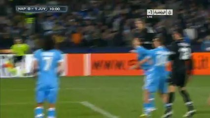Napoli (0 / 1 ) Juventus    Giorgio Chiellini