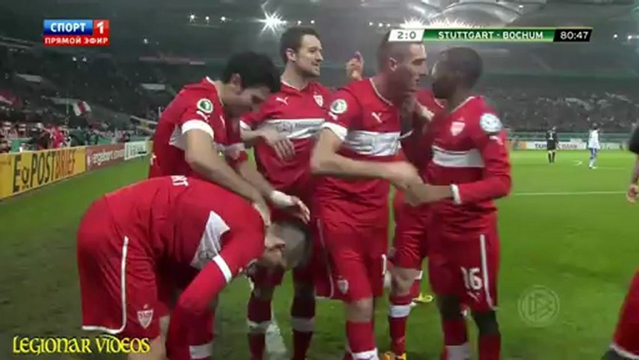 Vedad Ibisevic goal Vs Bochum 27-2-2013 (1/4 DBF Pokal) HD 1080p