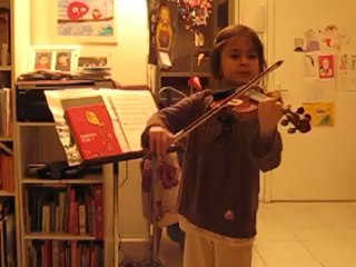 ゆっピ〜練習中　バッハのブーレ（無伴奏）