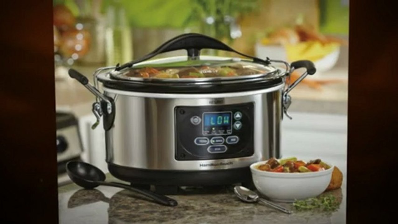 Hamilton Beach 33967 Set 'n Forget 6-Quart Programmable Slow Cooker