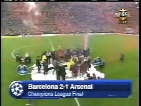 2006 (May 17) Barcelona (Spain) 2-Arsenal (England) 1 (Champions League)
