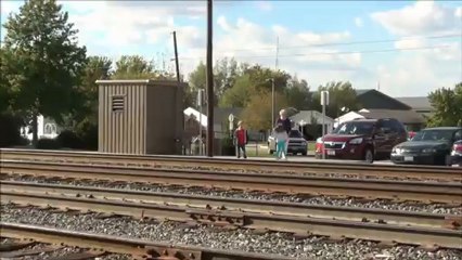 Delay In Block - Norfolk Southern's Chicago Line at Bryan, Ohio