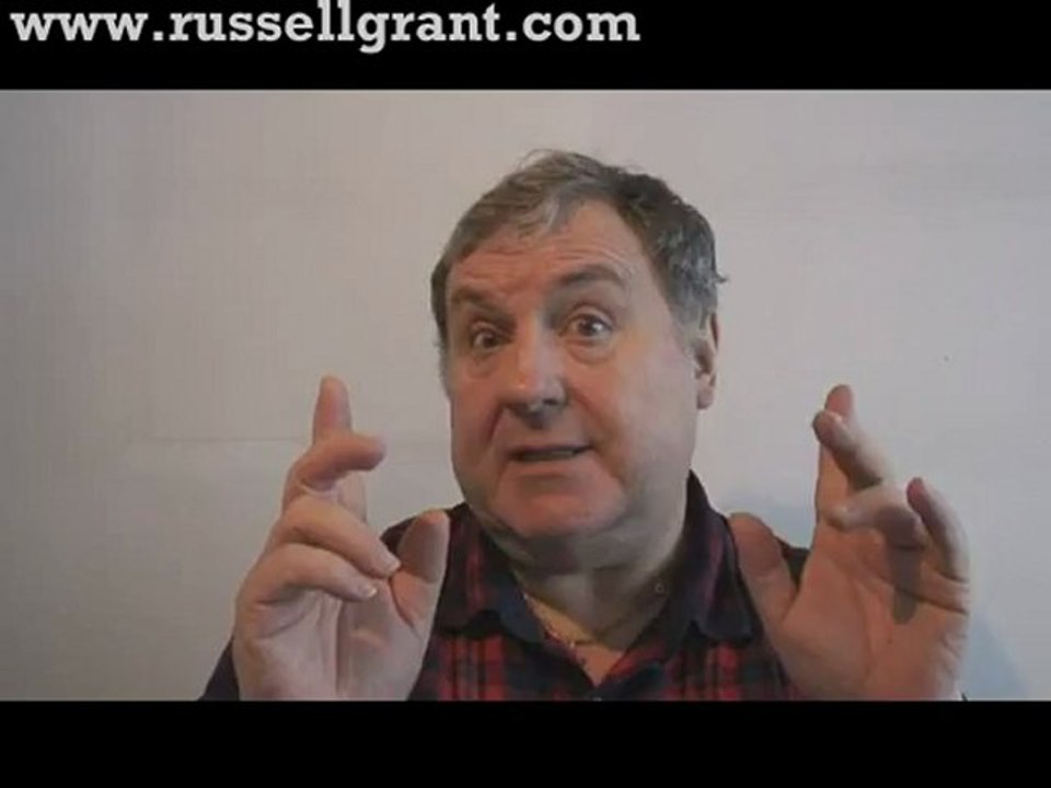 Russell Grant Video Horoscope Aquarius March Saturday 2nd 2013 www.russellgrant.com