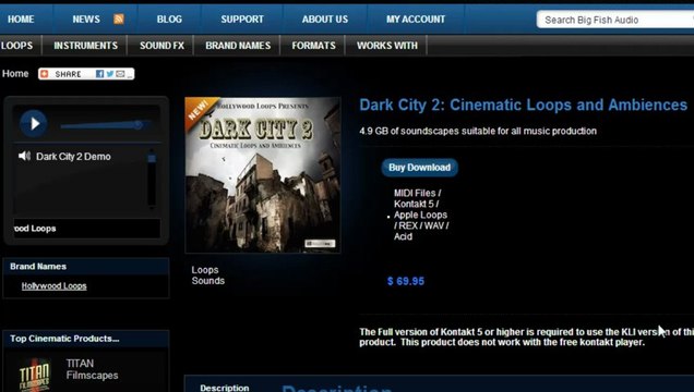 Big Fish Audio Dark City 2 review - SoundsAndGear
