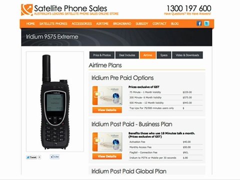 Iridium 9575 Top Ups Made Easy In Australia