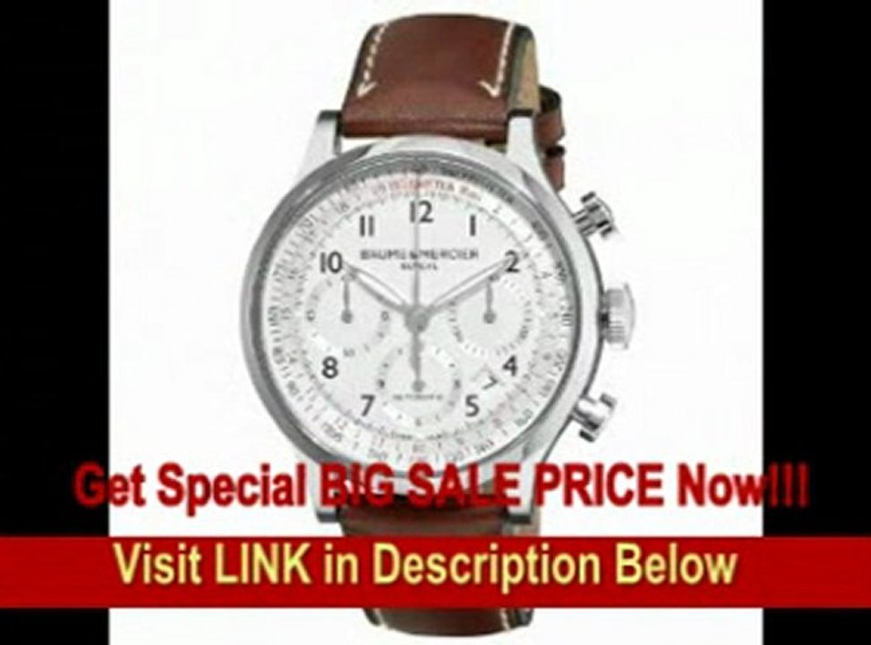 [REVIEW] Baume & Mercier Men's 10000 Capeland Silver Chronograph Dial Watch