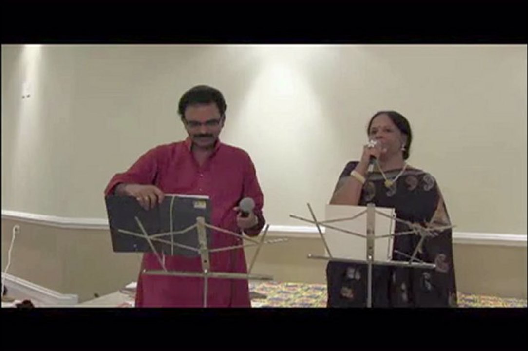 SAPNA SPONSORS VEGESNA BENEFIT CONCERT:   MANI SASTRY & BALA KAMESWARARAO TATA: THELISINDILE