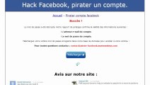 Pirater compte facebook - FR
