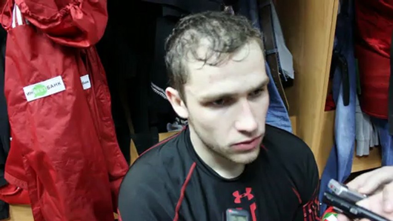 Григорий Желдаков после игры с Минском