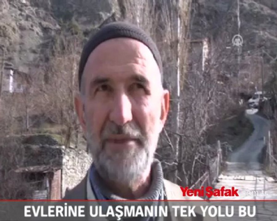 Evlerine ulaşmanın tek yolu bu