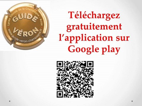 Application smartphone du Guide VERON des Champagnes