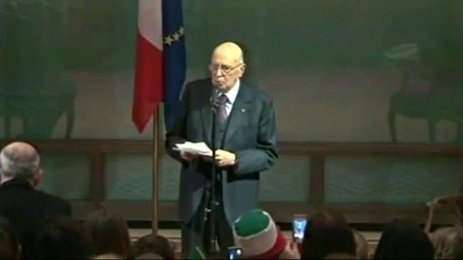 Napolitano - Incontro con la collettività italiana e con gli studenti di italiano (01.03.13)