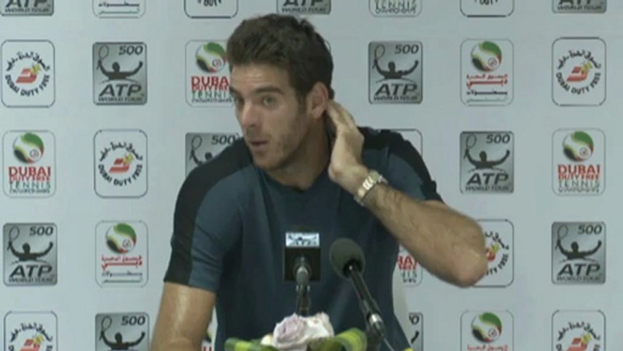 Dubai: Del Potro: 'Die Ermahnung hat mich durcheinander gebracht'