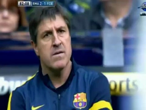 Sergio Ramos anotó el 2-1 de Real Madrid sobre Barcelona.