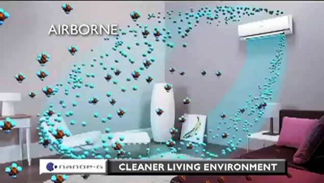 Panasonic Nanoe-G air purifying Technology System Designing 919825024651