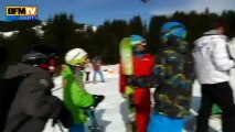 Saint-Gervais: un matelas géant installé dans la station de ski - 02/03