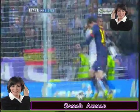 هدف التعادل برشلونة 1-1 ريال مدريد - ميسي& تعليق عصام الشوالي