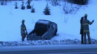 Rollover Accident Black Ice Freezing Rain