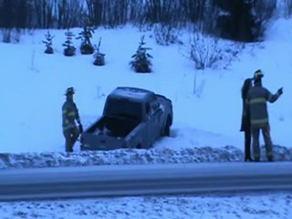 Rollover Accident Black Ice Freezing Rain