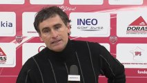 Conférence de presse Dijon FCO - Chamois Niortais : Olivier DALL'OGLIO (DFCO) - Pascal GASTIEN (NIORT) - saison 2012/2013