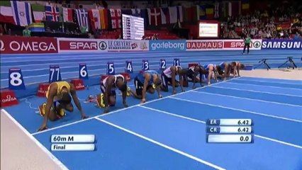 Jimmy Vicaut, champion d'Europe du 60 m en salle