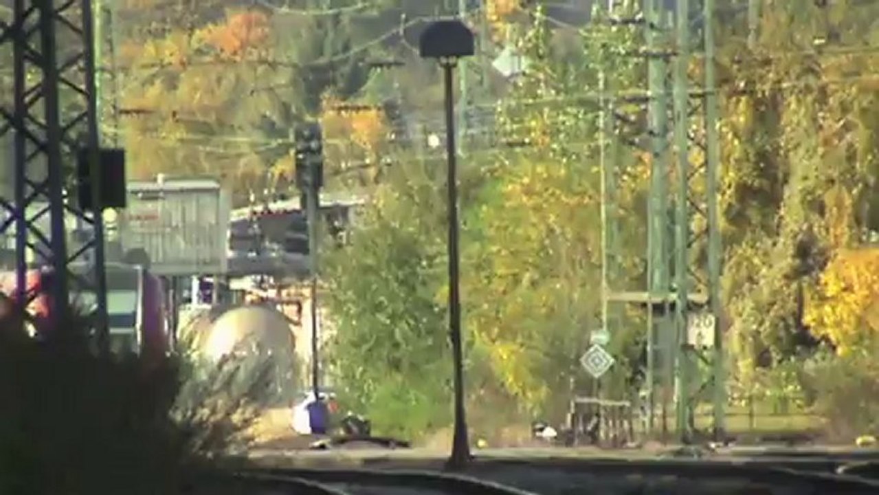 Züge bei Unkel und Rheinbrohl, DLC Class 66, ERS 189, Bayern Bahn 139, 152, 3x 185, 3x 143, 2x 425