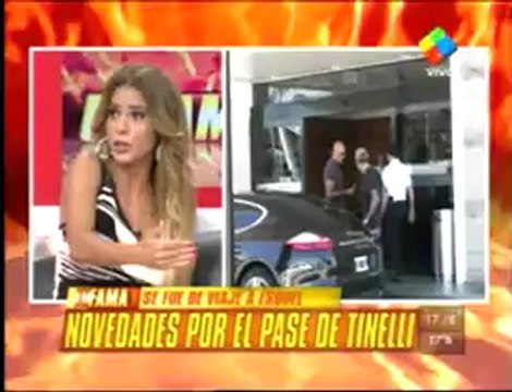 MARCELA FEUDALE DISCUTE CON MARINA CALABRÓ Y DEL MORO POR TINELLI