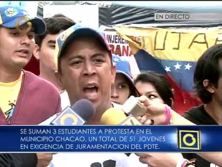 Nuevos estudiantes de la USM, UDO y ULA se suman a la protesta