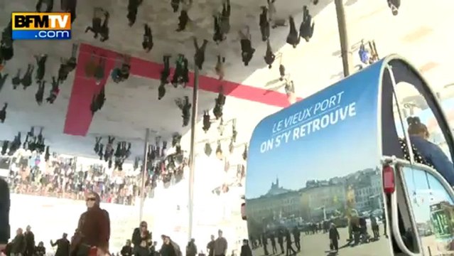 Marseille: inauguration du Vieux-Port partiellement piéton - 02/03