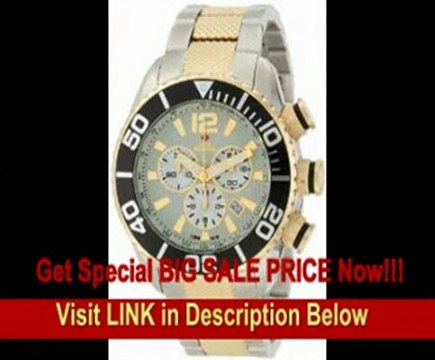 [SPECIAL DISCOUNT] Swiss Precimax Men's SP12016 Deep Blue Precision Reserve Silver Dial with Two-Tone Stainless-Steel Band Watch