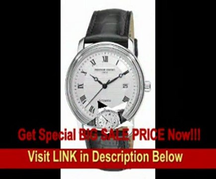 [BEST PRICE] Frederique Constant Men's FC-303MC4P6 Classics Automatic Black Roman Numerals Silver Dial Watch