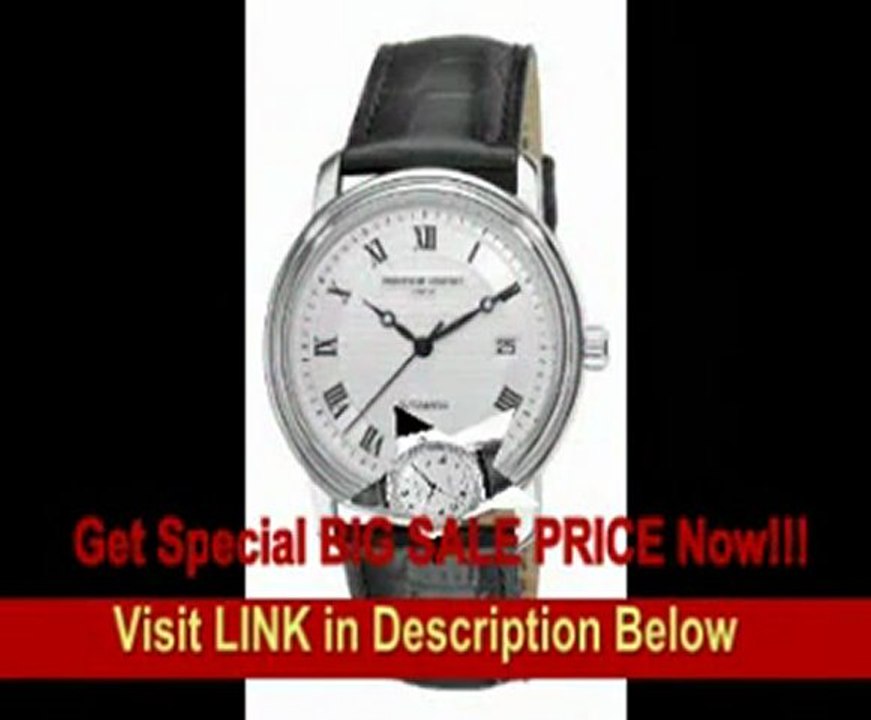 [REVIEW] Frederique Constant Men's FC-303MC4P6 Classics Automatic Black Roman Numerals Silver Dial Watch