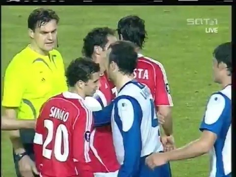 Fanion PSG – Benfica – Coupe Europe C3 – Saison 2006/2007 – Petit Format