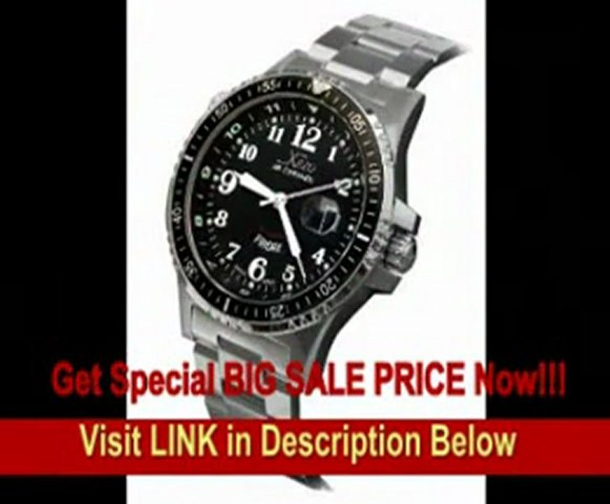 [BEST BUY] Xezo Mens Air Commando Surgical Grade Solid Stainless Steel Swiss Made Divers