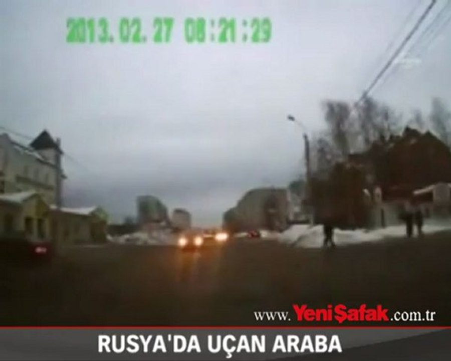 Rusya'da uçan araba