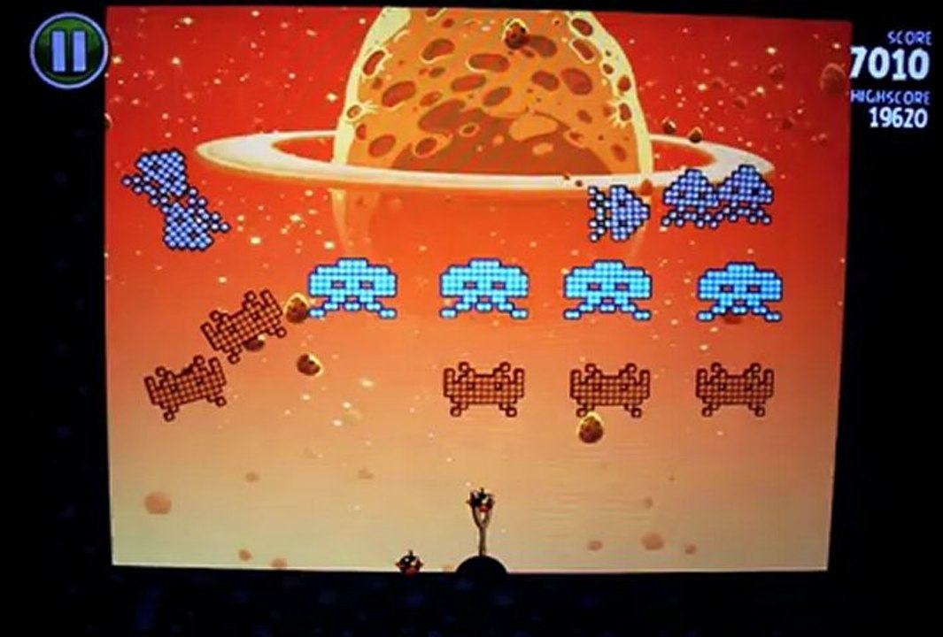 Angry Birds Space Level 1-9 Eggsteroid and Level E-1 3-Star Walkthrough iPhone/iPod/iPad