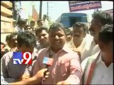 TDP, Dalit protest against MLA Kannababu in Vizag
