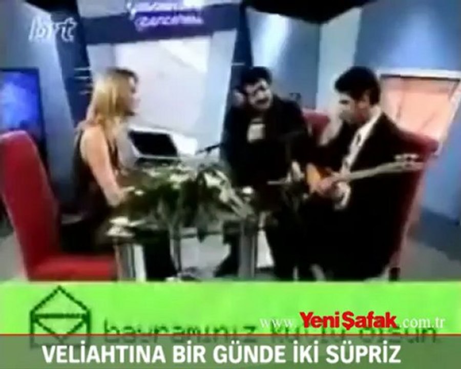Veliahtına bir günde iki süpriz