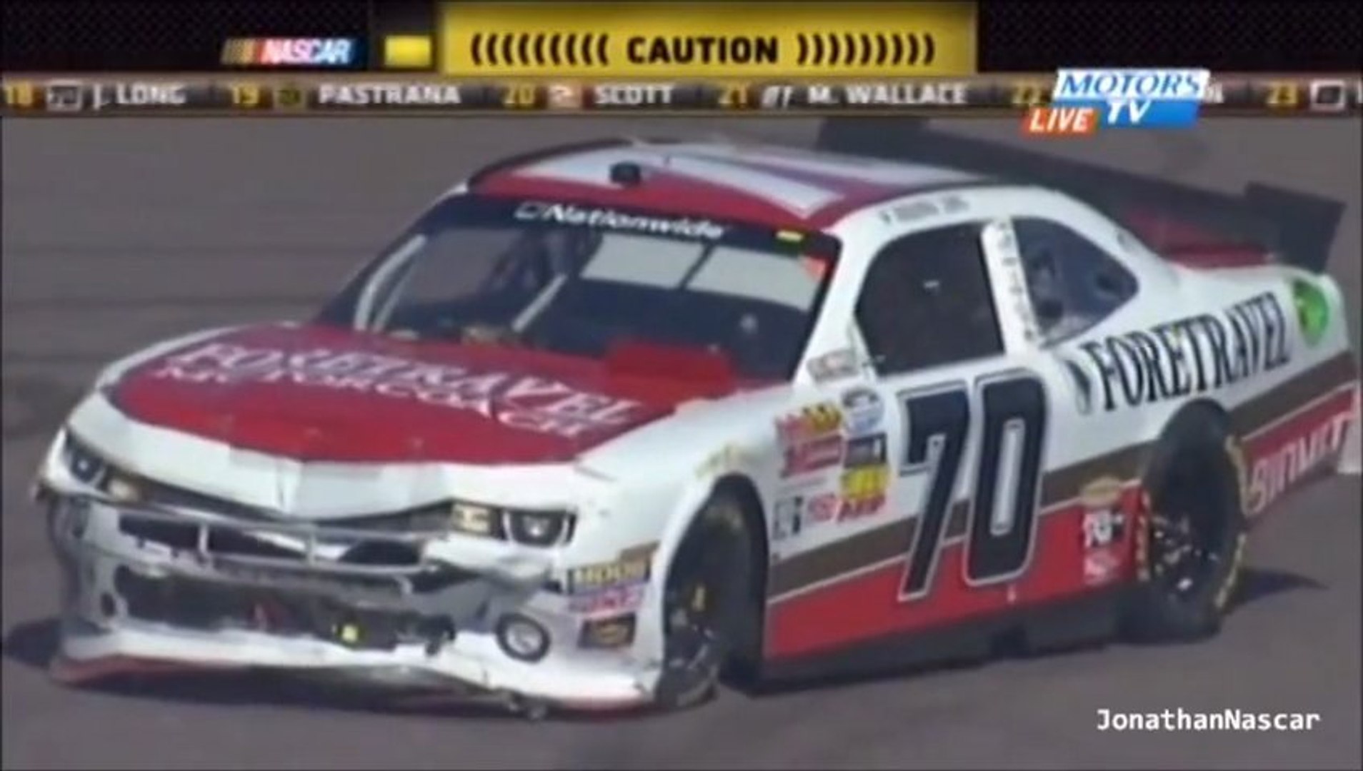 ⁣NASCAR Nationwide 2013 Phoenix Crash