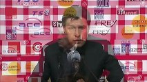 Conférence de presse Stade de Reims - Paris Saint-Germain : Hubert FOURNIER (SdR) - Carlo ANCELOTTI (PSG) - saison 2012/2013